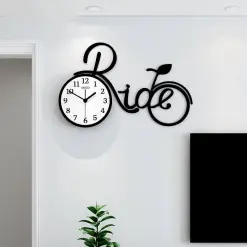 Bicycle-Shaped Wall Clock