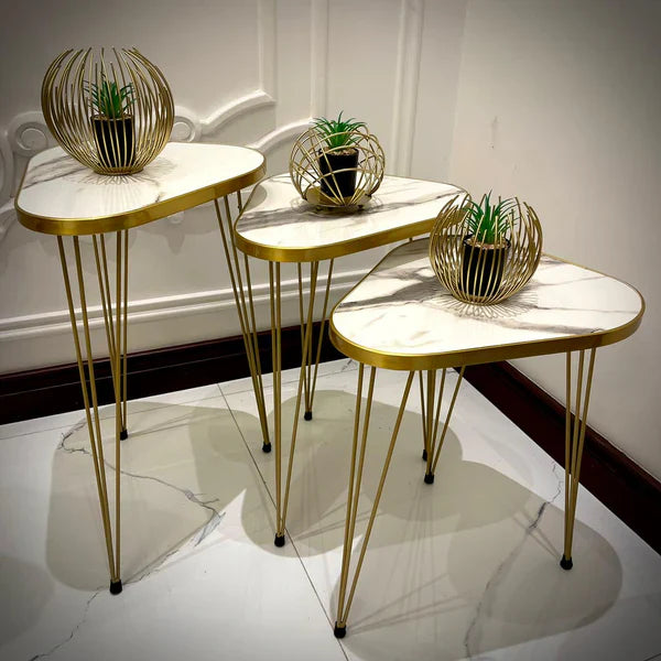 One Chic Nesting Coffee Tables & End Table Set for Contemporary Living Spaces