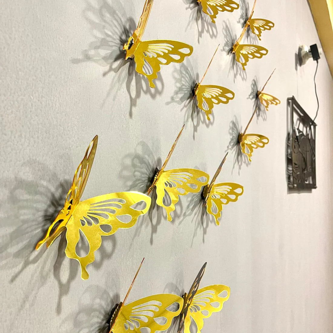 DIY 3D Butterflies For Wall Decor